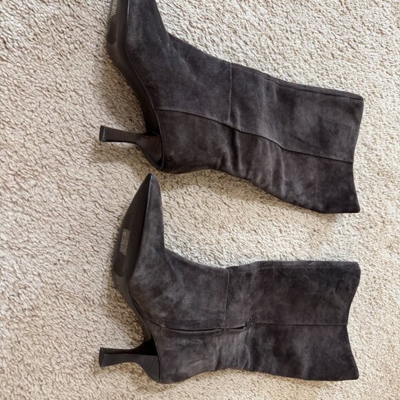 Madewell The Justine Knee High Boots - Suede Brown - 7.5 / 37.5 - Picture 3 of 6